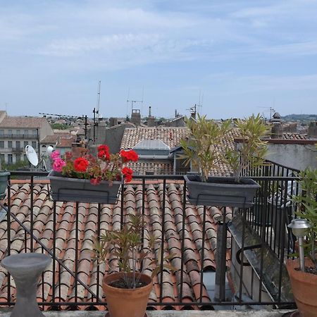 Penthouse Apartment Overlooking Place Carnot Carcassonne Dış mekan fotoğraf